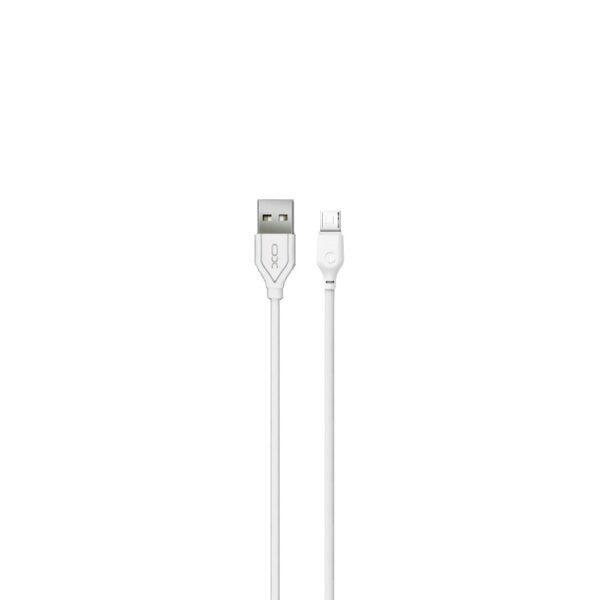 Καλώδιο XO NB103 USB - microUSB 2,0 m 2,1A λευκό