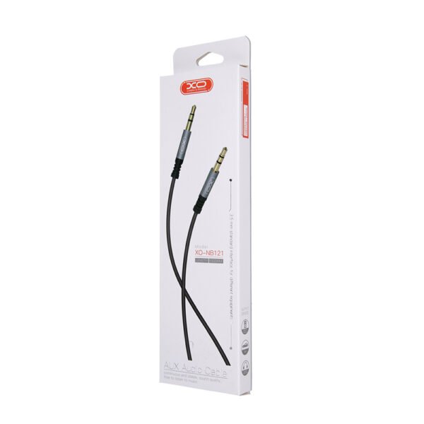 Καλώδιο XO ήχου NB121 3,5 mm-3,5 mm (mini-jack) 1,0 m μαύρο