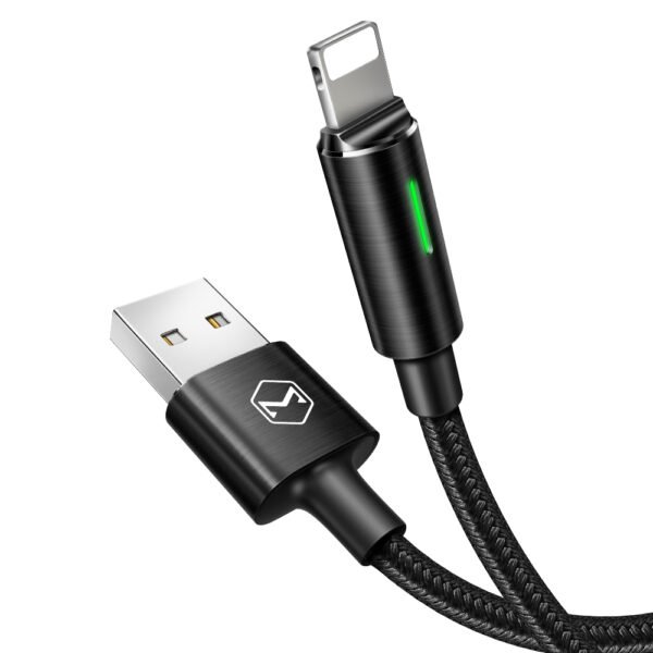 Mcdodo King καλώδιο USB - Lightning 1,8 m μαύρο με αυτόματη απενεργοποίηση CA-4602