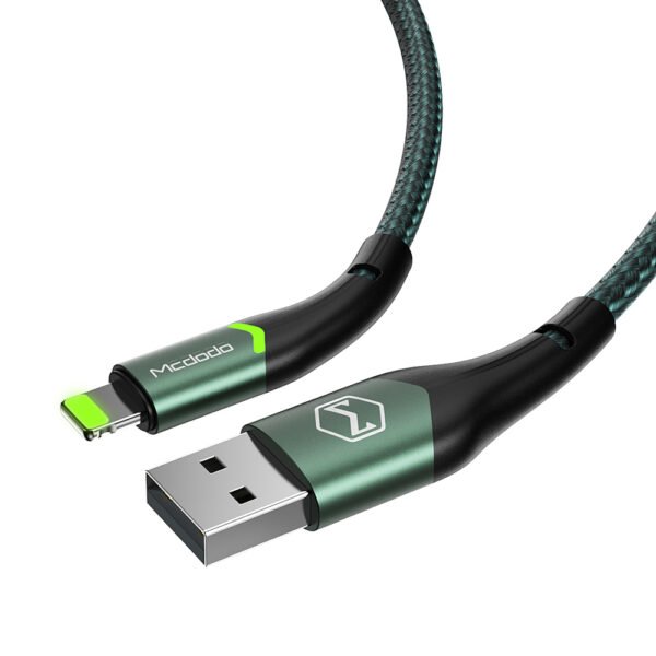 Καλώδιο Mcdodo Magnificence USB - Lightning 1,8 m πράσινο CA-7844