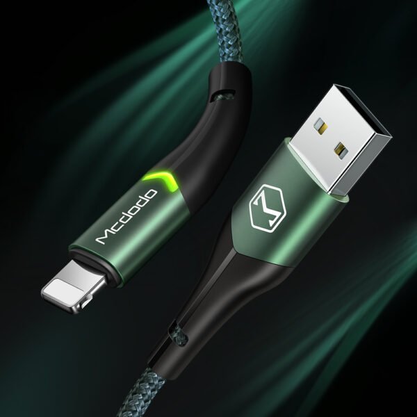 Καλώδιο Mcdodo Magnificence USB - Lightning 1,8 m πράσινο CA-7844