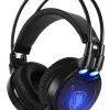 SADES Gaming Headset A6, multiplatform, USB, LED,