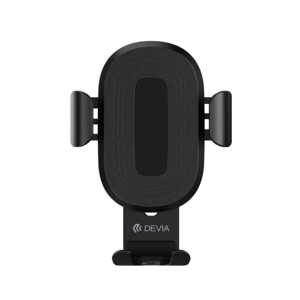 DEVIA Gravity Sensor Car Air Vent Wireless Charger Phone Holder (10W) Black